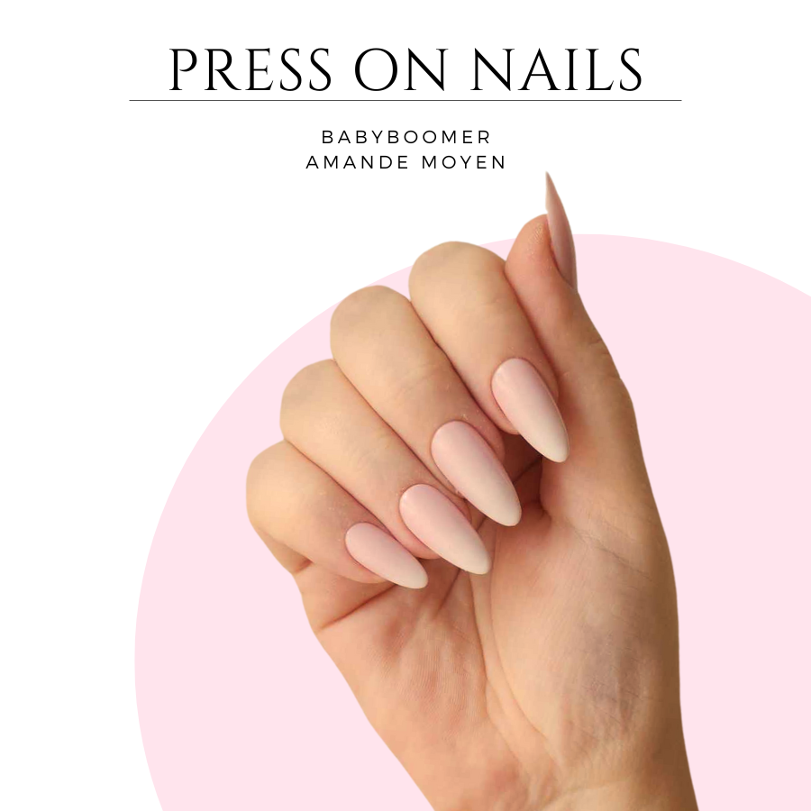 Faux-ongles-mariage-Press-on-nails-babyboomer-Faux-ongles-babyboomer-amande
