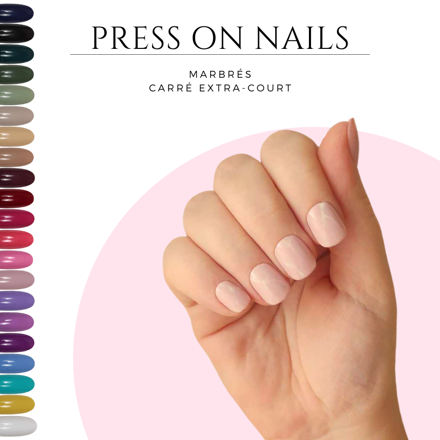 Faux-ongles-marbre-de-couleurs-Press-on-nails-marbre-Faux-ongles-nail-art-carre-arrondi