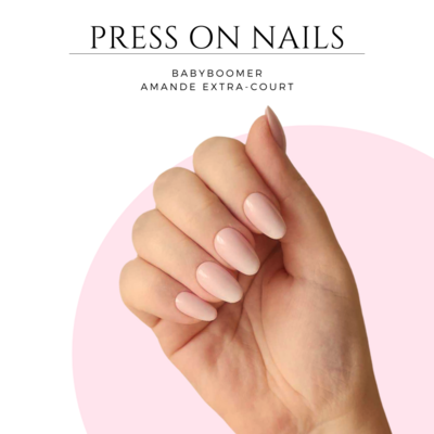 Faux-ongles-mariage-Press-on-nails-babyboomer-Faux-ongles-babyboomer-amande-court