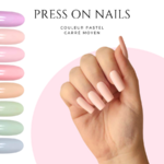 Press-on-nails-carre-long-Faux-ongles-carre-Press-on-carre-long-pastel