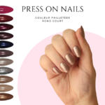 Faux-ongles-rond-pailletee-Press-on-nails-rond-pailletee-Quels-sont-les-risques-des-faux-ongles