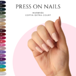 Faux-ongles-marbre-de-couleurs-Press-on-nails-marbre-Faux-ongles-nail-art-ballerine