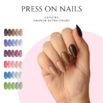 Faux-ongles-camaieu-de-couleurs-Press-on-nails-camaieu-Faux-ongles-amande-courte