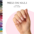 Faux-ongles-marbre-de-couleurs-Press-on-nails-marbre-Faux-ongles-nail-art-rond