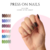 Faux-ongles-camaieu-de-couleurs-Press-on-nails-camaieu-Faux-ongles-carre-arrondi