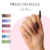 Faux-ongles-camaieu-de-couleurs-Press-on-nails-camaieu-Faux-ongles-carre