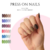 Faux-ongles-camaieu-de-couleurs-Press-on-nails-camaieu-Faux-ongles-rond-court