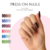 Faux-ongles-camaieu-de-couleurs-Press-on-nails-camaieu-Faux-ongles-ballerine