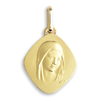 Médaille religieuse Or 18K - Vierge