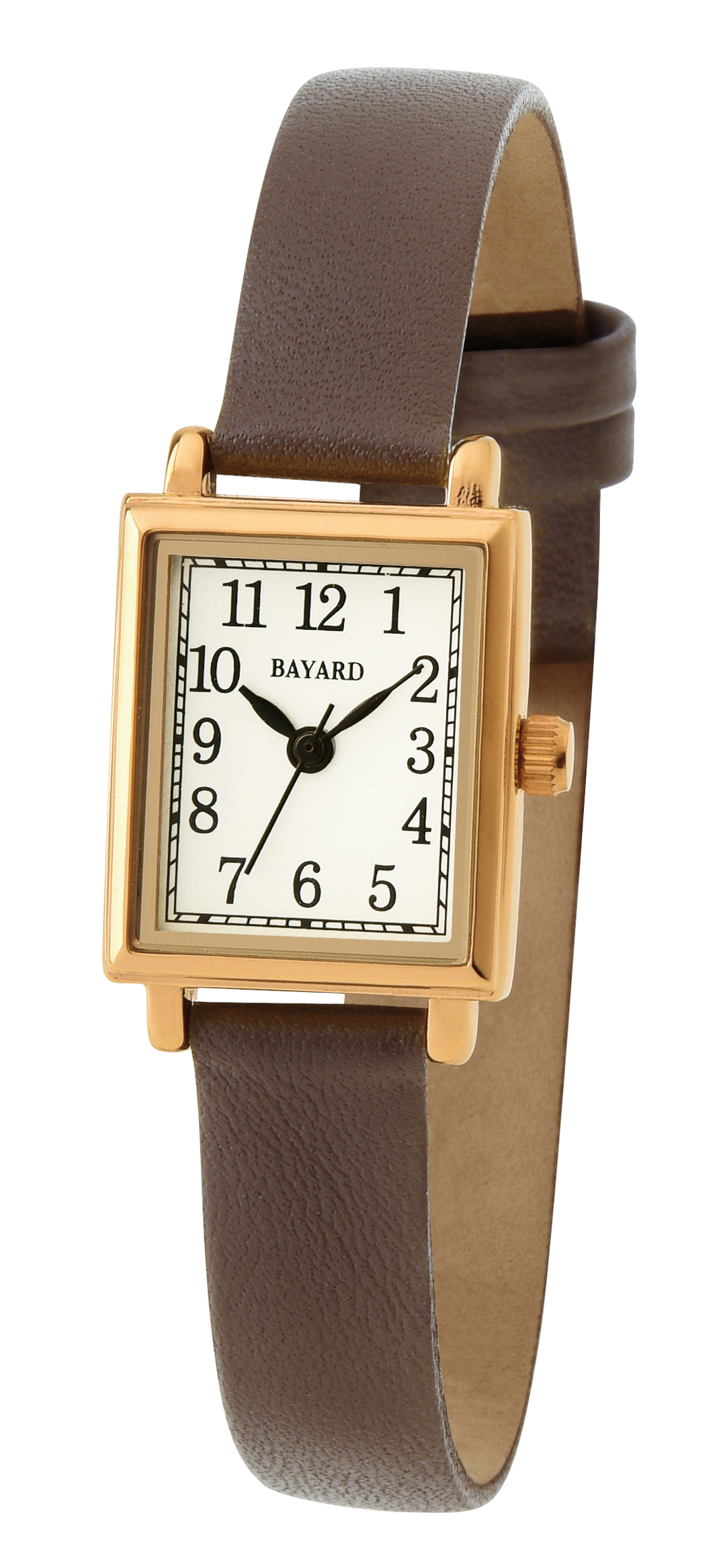 Montre Quartz Bayard Femme - Bracelet cuir marron