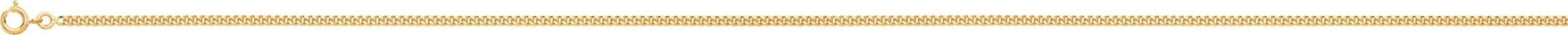 Chaîne plaqué or maille gourmette - épaisseur 2.1mm