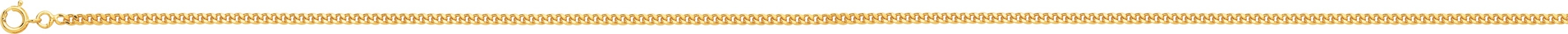 Chaîne plaqué or maille gourmette - épaisseur 2.40mm