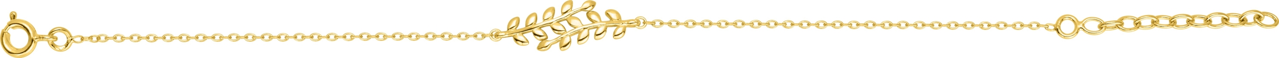Bracelet plaqué or épi de blé - 19cm