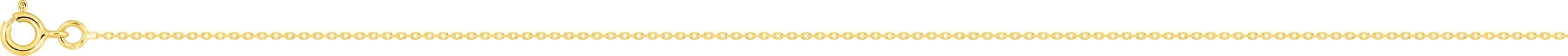 Chaîne or jaune 18K - maille forcat 0.97mm