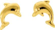 Boutons plaqué or ENFANT dauphin