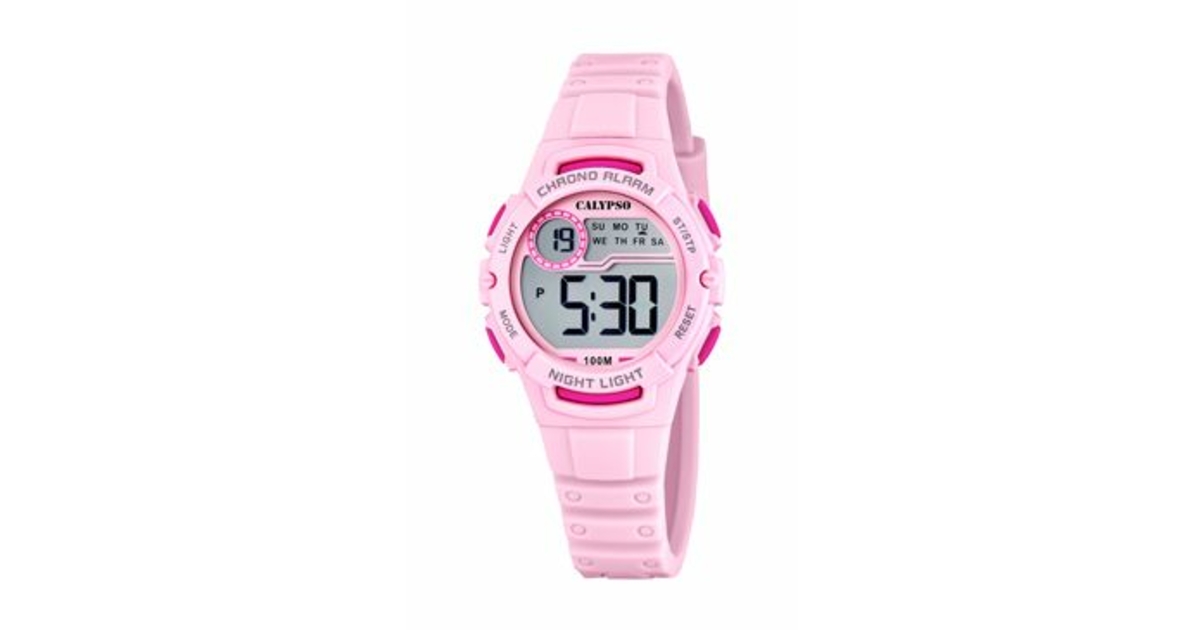 Calypso Digitaal Chrono-Alarm Kinderhorloge 33mm Zwart Groen | Calypso