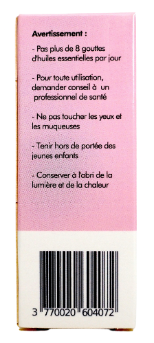 HE Romarin avertissement