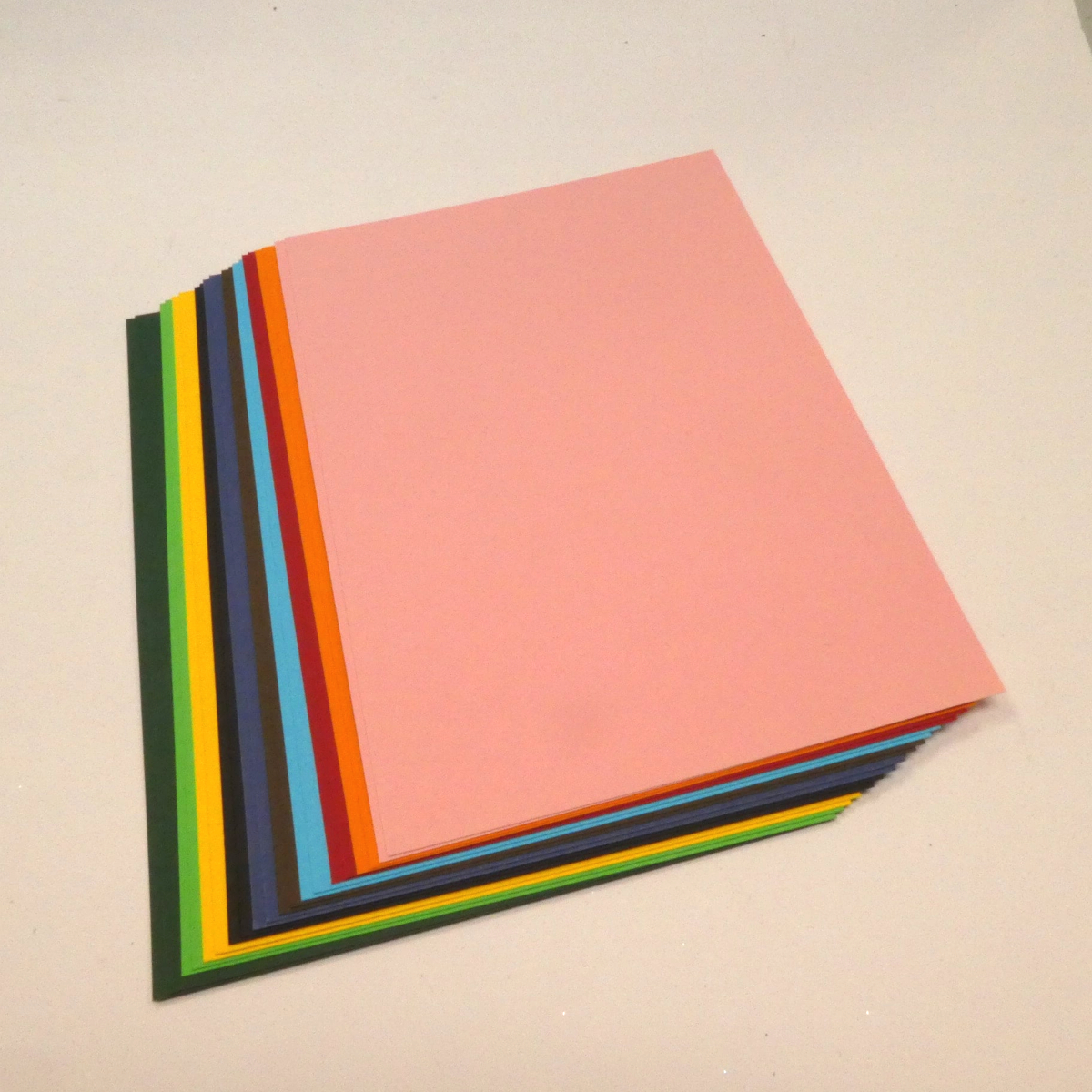 Papiers de Couleurs Epais A5 x 20