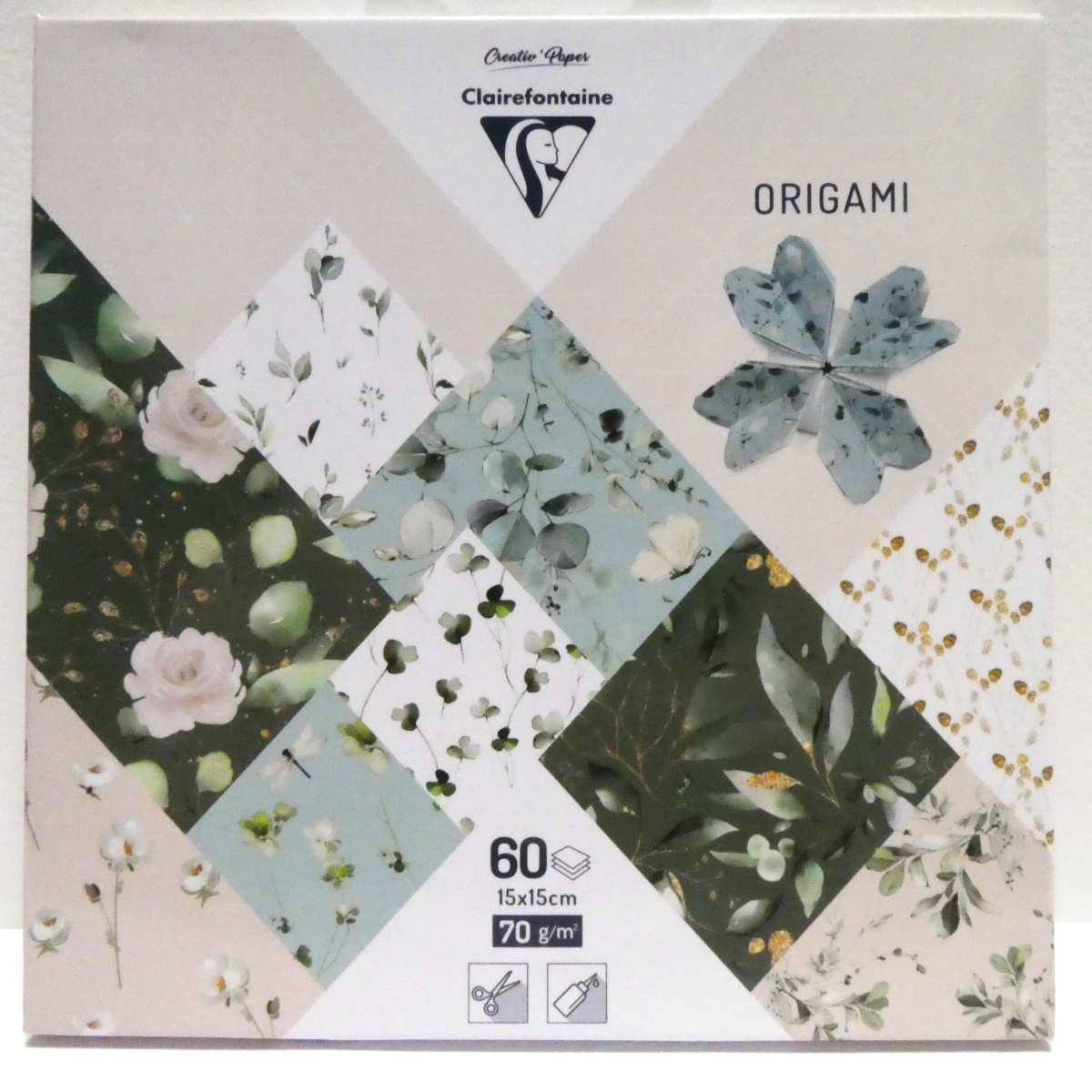 Papiers Origami Romantique Trèfle CLAIREFONTAINE