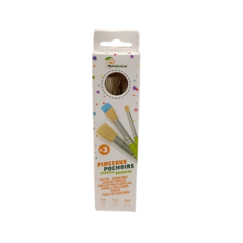 pinceaux pochoirs avenue mandarine