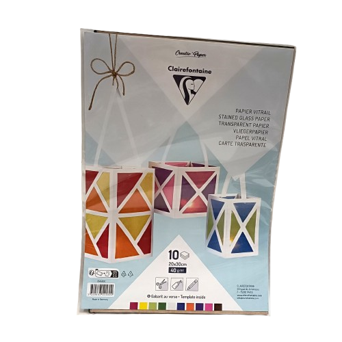 papiers vitrail