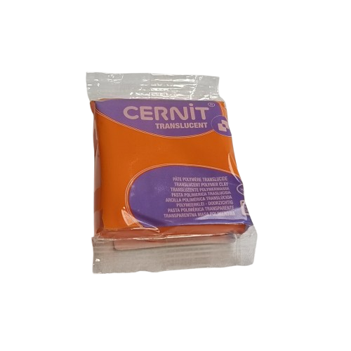 cernit translucide orange 752