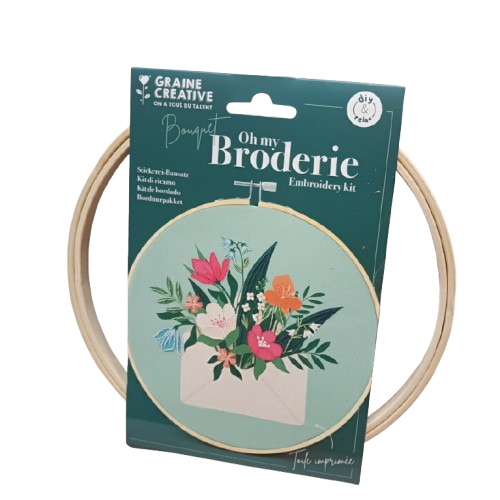 broderie bouquet graine creative