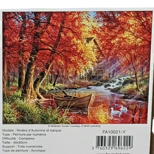 peinture numero foret