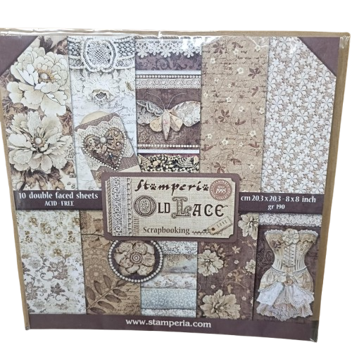 papiers stamperia old lace