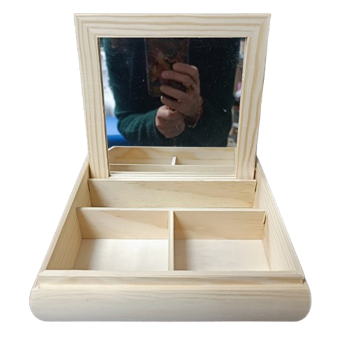 boite bijoux miroir