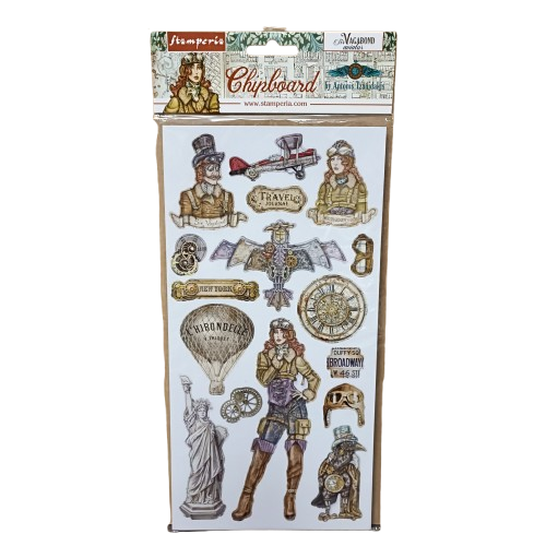 chipboard stamperia vagabond