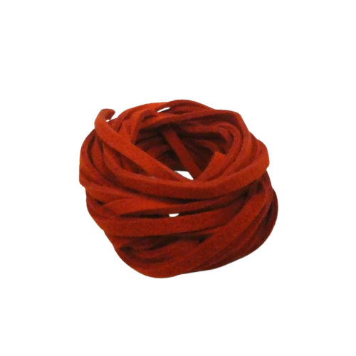 cordon suédine rouge rayher