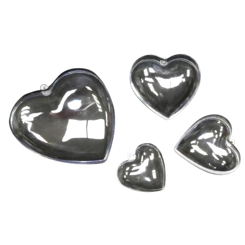 coeurs plexi divers tailles