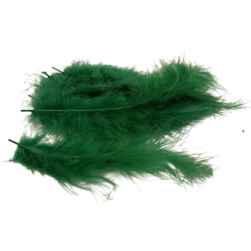 plumes vert foncé rayher