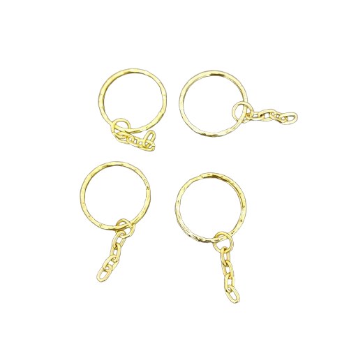 anneau de porte clés et chainette