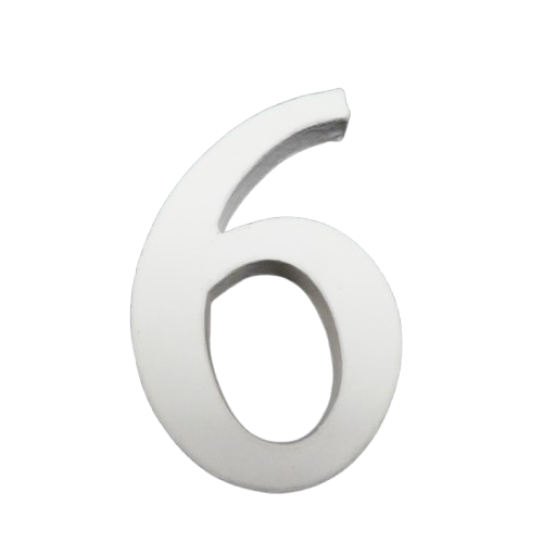 chiffre decopatch 12 cm 6