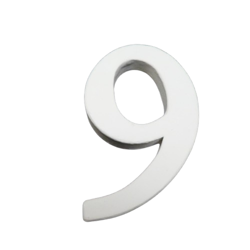 chiffre decopatch 12 cm 9
