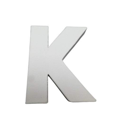 Lettre decopatch 12 cm k