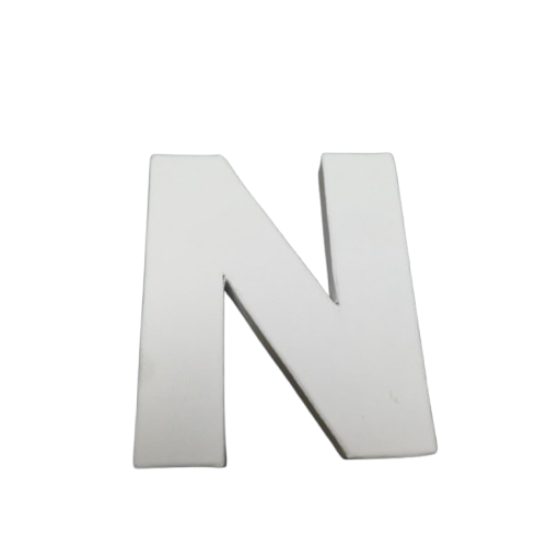 Lettre decopatch 12 cm n