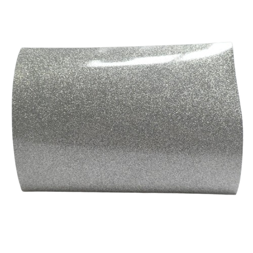 thermocollant flex argent pailleté