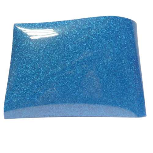 thermocollant flex bleu pailleté