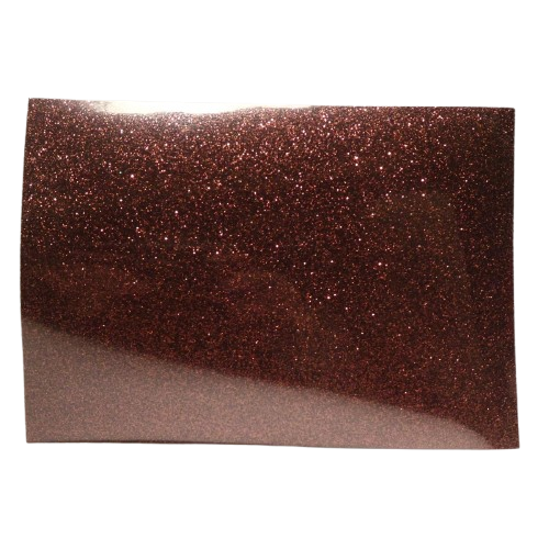 thermocollant flex marron pailleté