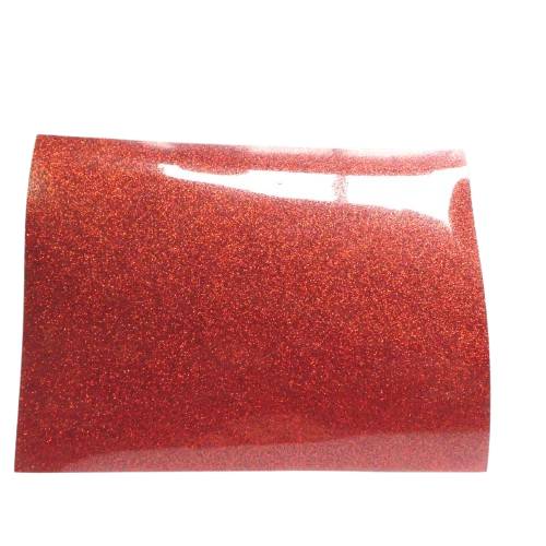 thermocollant flex rouge pailleté