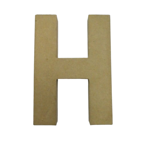 lettre papier mâché 20 cm H