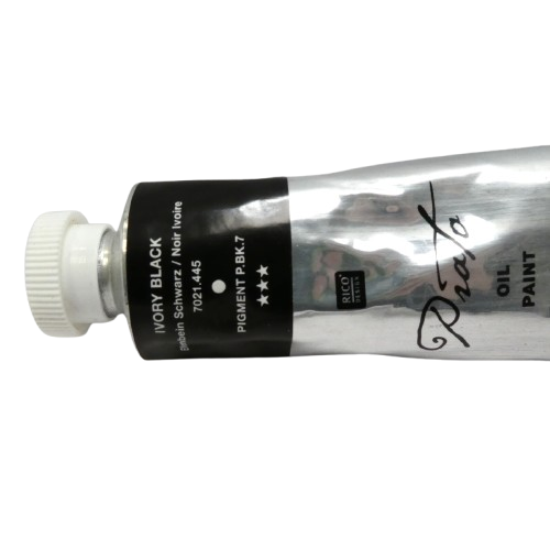 peinture à lhuile noir