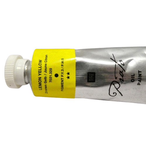 peinture à lhuile jaune