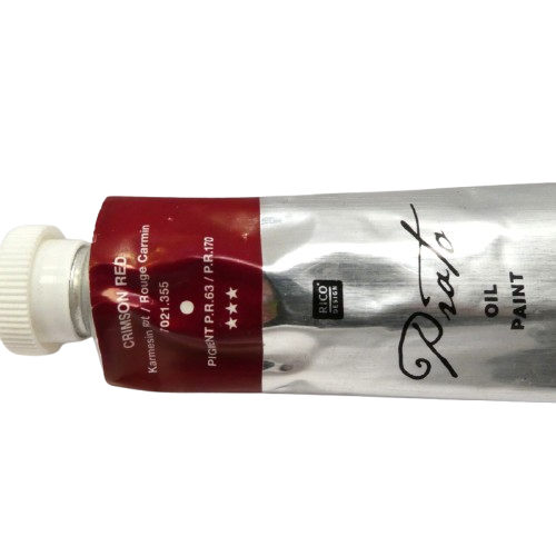 peinture à lhuile rouge carmin