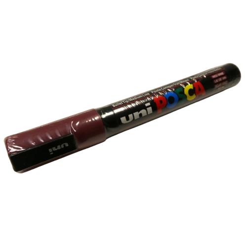 Posca 5M lie de vin