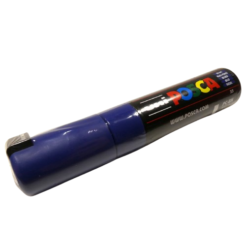 posca 8k bleau foncé
