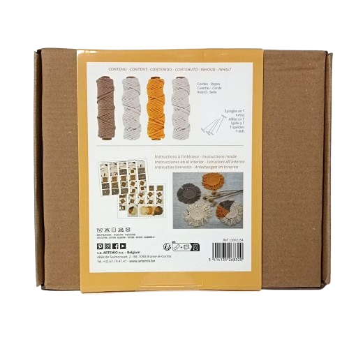 kit dessous verre macramé artemio
